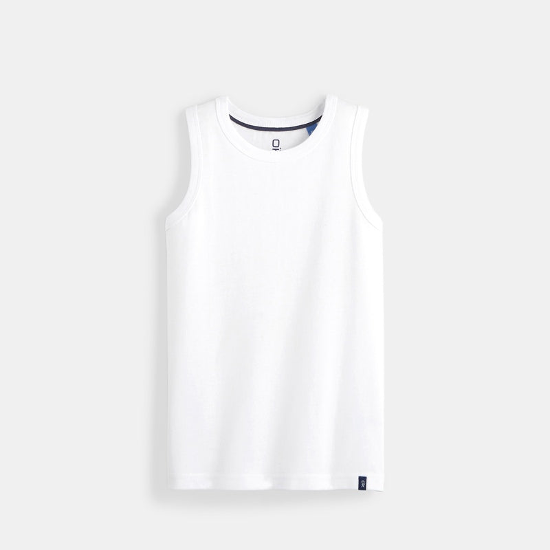 Solid color tank top for children