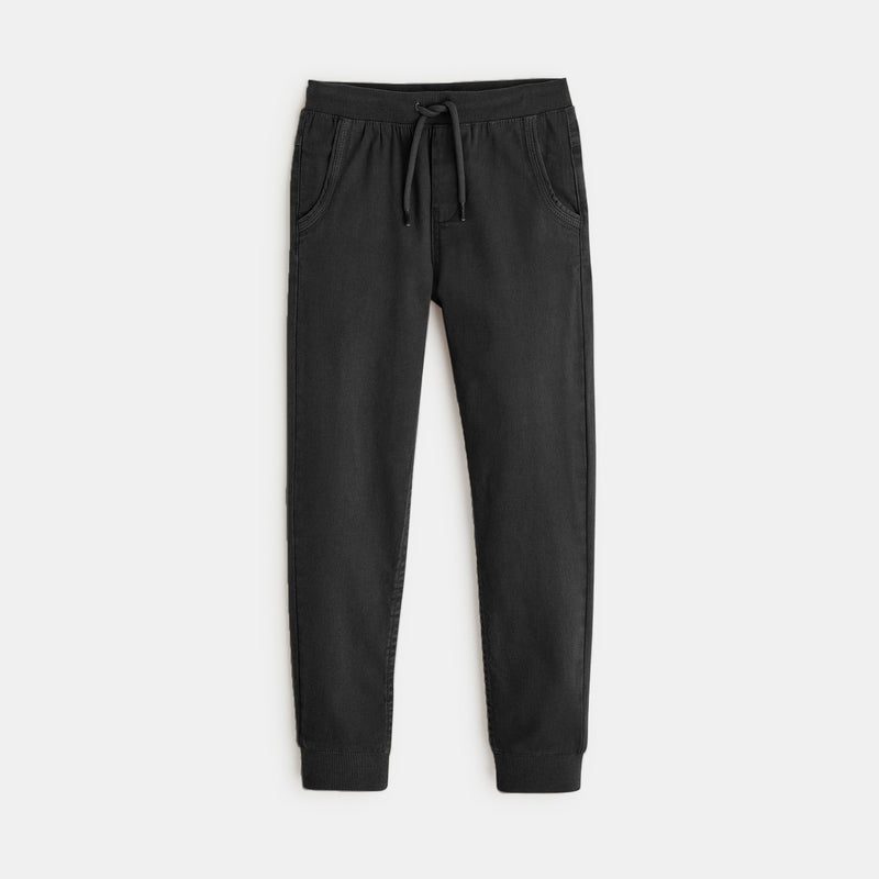 Grey Jogpants In solid colour