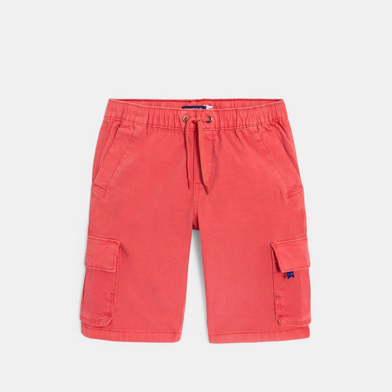 Baby plain fabric Bermuda shorts