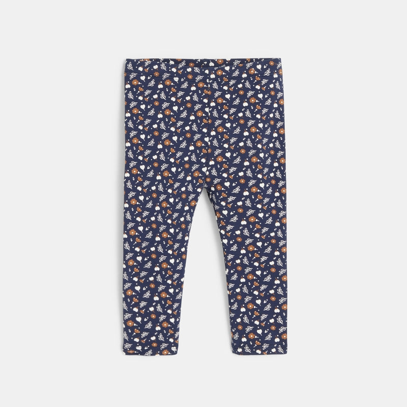 Leggings with floral pattern