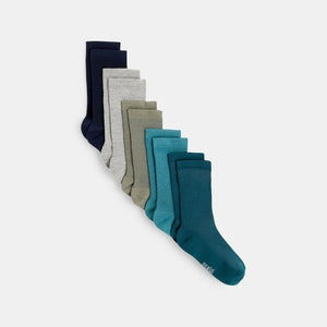Plain-colored socks (set of 5)