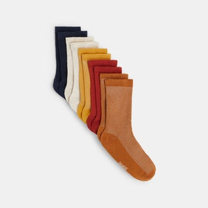 Plain-colored socks (set of 5)
