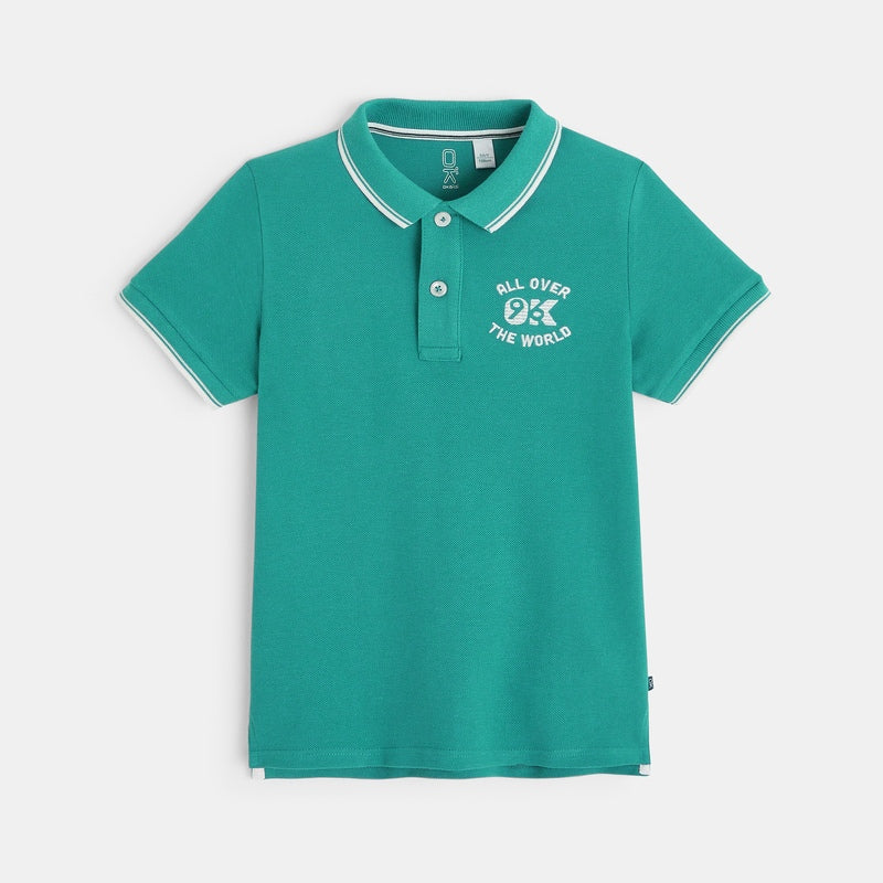 Short-sleeved polo shirt 96 All Over The World