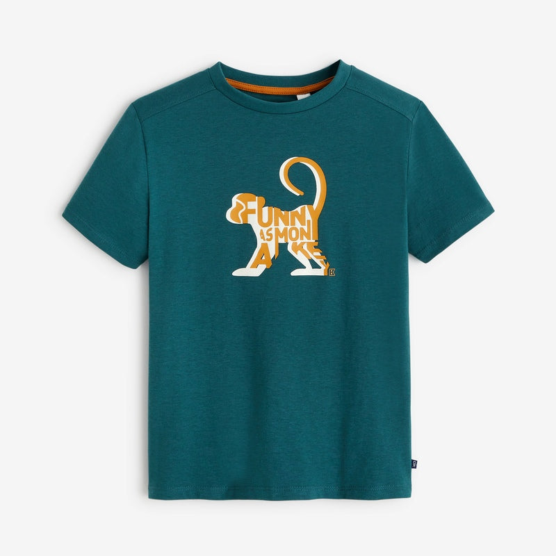 Animal T-shirt with children's writing